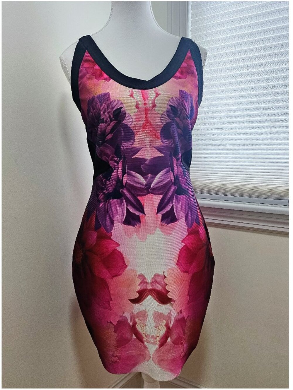 WOW Couture Floral Bodycon Mini Dress